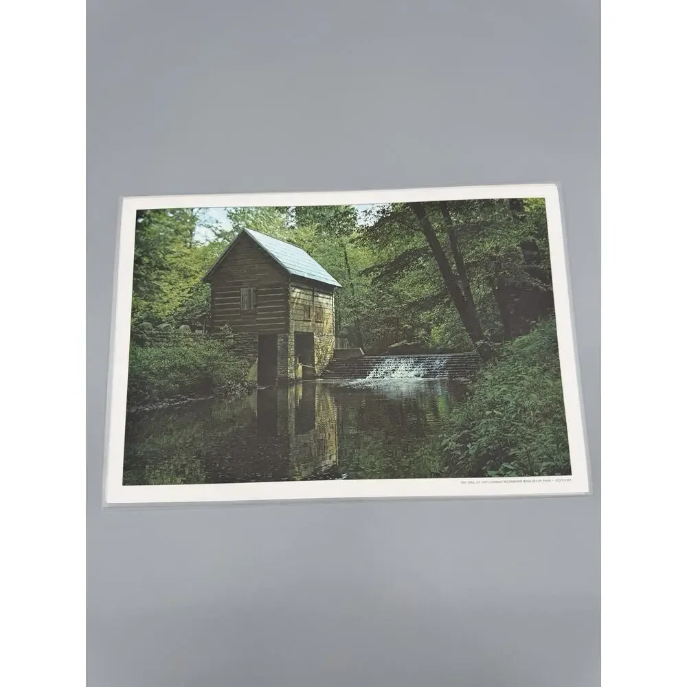 Vintage Scenic Kentucky‎ Vinyl Placemats Set Of 6 READ DETAILS